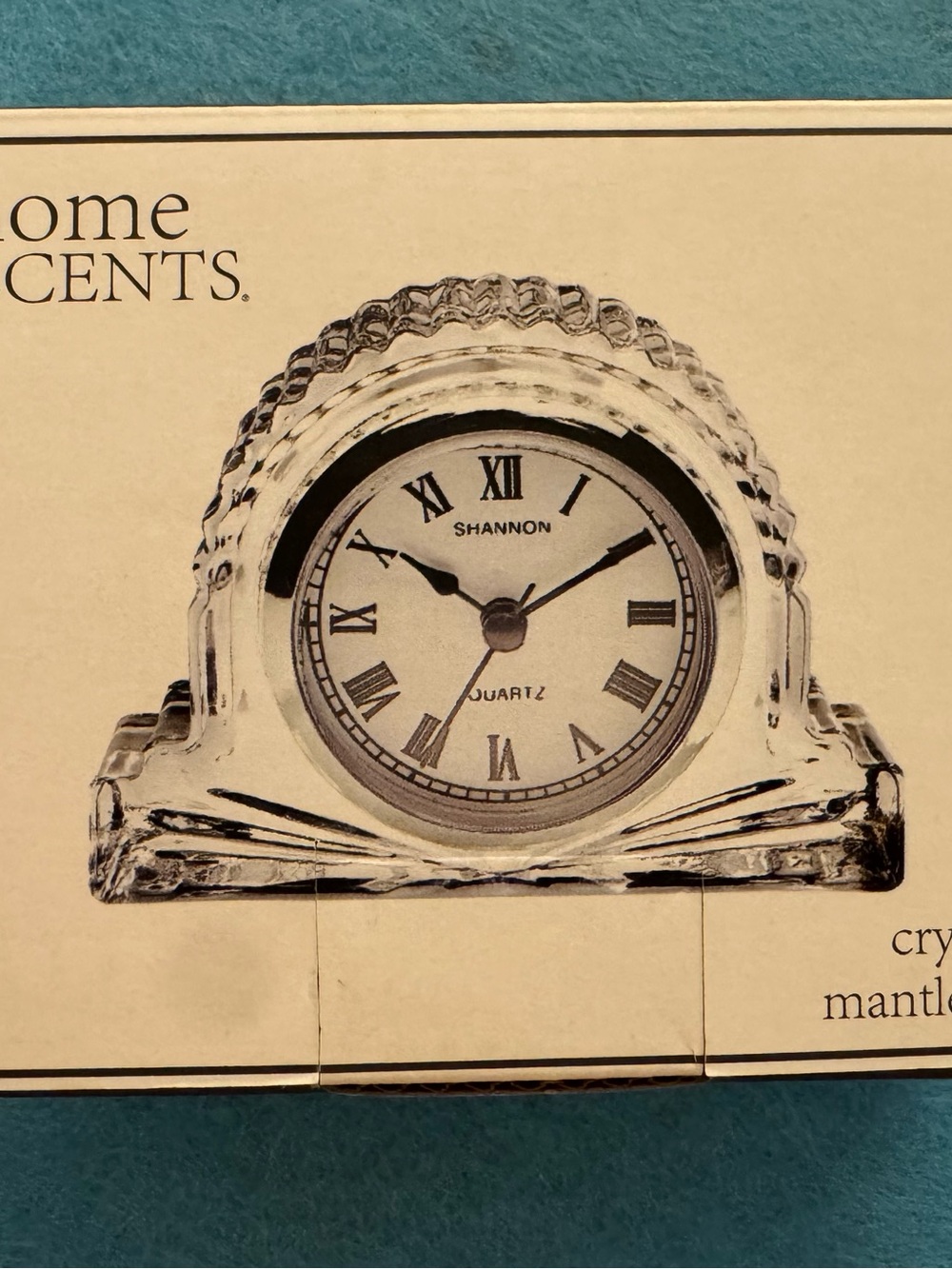 Crystal Mantle Clock